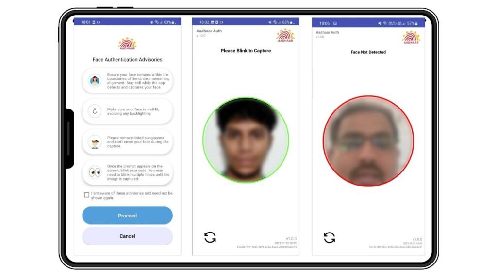 aadhaar face rd app download